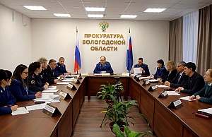 Председатель КСП Вологодской области Ирина Карнакова приняла участие в заседании межведомственной рабочей группы по противодействию коррупции